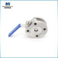 Qualidade de confiança CE ISO9001 Tamanho personalizado sanitária Aço inoxidável flangeada válvula de esfera